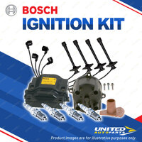 Bosch Ignition Kit for Holden Apollo JP 2.2L 93Kw Sedan Wagon 08/95-05/97 Nickel