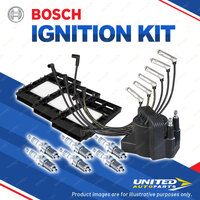 Bosch Ignition Kit for Holden Calais Commodore VX VY Monaro V2 3.8L 00-04 Nickel