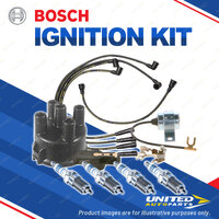 Bosch Ignition Kit for Nissan Urvan E23 2.0L 64Kw Van 12/1982-12/1986 Platinum