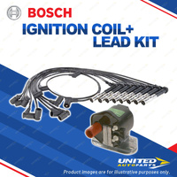 Bosch Ignition Coil+Lead Kit for Mercedes Benz S500 S500C S500L W140 5.0 235KW