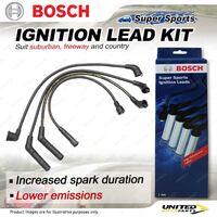 Bosch Ignition Leads for Daewoo Matiz KLA4 0.8L 38KW 3cyl 1998-2001 F8CV