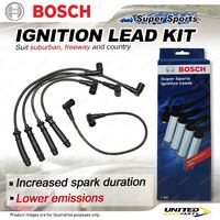 Bosch Ignition Leads for Volvo 740 744 745 760 704 764 940 944 945 2.3L 4cyl