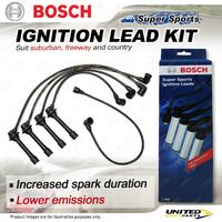 Bosch Ignition Leads for Ford Laser KH KF 1.8L 4cyl 1990-1994 BP BPT