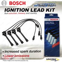 Bosch Ignition Leads for Mitsubishi Triton MN ML KAT KBT 2.4L 16V 2007-2015