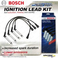 Bosch Ignition Leads for Holden Rodeo RA TFR32 2.4L 94KW 2003-2008 C24SE