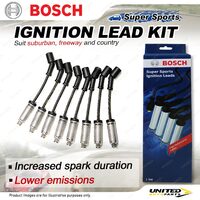 Bosch Ignition Leads for Holden Calais VT VX Adventra Crewman One Tonner VY VZ