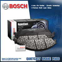 4x Front Bosch QuietCast Premium Brake Pads for Ford Focus 04 LS 2004 - 2008