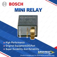 Bosch Mini Relay for Audi 80 90 B2 B3 FOX B1 Q5 8RB Q7 4LB Q8 4MN 4MT R8 TT 8J