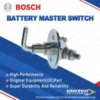 Bosch Battery Master Switch for Scania 3 - Series K 93 CL 8476cc 208kW Bus 91-96