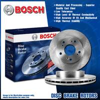 Pair Front Bosch Disc Brake Rotors for Audi A3 8P 8V 1ZE 1ZP 2.0L 1.8L 1.4L 1.6L