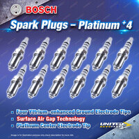 12xBosch Platinum +4 Spark Plugs for BMW 750i 750iL E32 E38 760Li E66 12Cyl