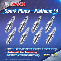 8 x Bosch Platinum +4 Spark Plugs for BMW 530i 540i 730i 740i 840Ci 840i E34 E32