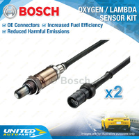 2 x Bosch Oxygen Lambda Sensors Pre-Cat for Volkswagen Touareg 7L 4.9L AYH V10