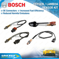 4 x Bosch Oxygen Lambda Sensors Pre & Post L & R for Volkswagen Passat 3C B6 B7