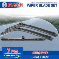 Bosch Aerotwin Plus Wiper Blade Set for Audi A4 RS4 S4 Avant B9 Allroad B8