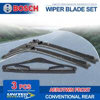 Bosch Aerotwin Plus Wiper Blade Set for Citroen C5 X4 12/2003-9/2004