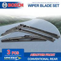 Bosch Aerotwin Plus Wiper Blade Set for Citroen C4 Grand Picasso B78 2013-2016