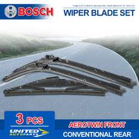 Bosch Aerotwin Plus Wiper Blade Set for Volvo V70 II XC70 I XC90 I 2004 - 2007