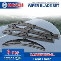 Bosch Front + Rear Wiper Blades for Volvo 740 760 940 500 mm Premium Quality