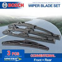 Bosch Wiper Blade Set for Daihatsu Sirion II M3 10/2004 - 2020 500/400mm