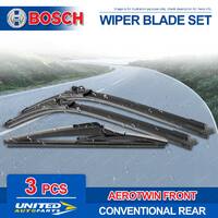 Bosch Aerotwin Plus Wiper Blade Set for Mercedes Benz B-Class 246 9/2011-6/2015