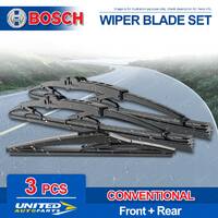 Bosch Wiper Blade Set for Renault Megane II BM CM GM SM Hatchback