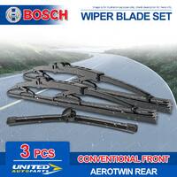 Bosch Wiper Blade Set for Volkswagen Multivan Transporter T5 7E 7H 7J MGT