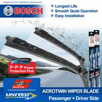 Bosch Front Pair Wiper Blade for Toyota Hiace LH 103 105 113 115 162 172 174 184