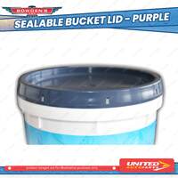 1 pc of Bowden's Own Purple Sealable Bucket Lid - Great Press Seal Fit