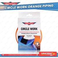 Bowden's Own Circle Work Orange Piping - Long Lasting and Machine Washable