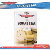 1 piece of Bowden's Own Square Bear - Long Lasting and Machine Washable