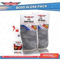 Bowden's Own Boss Gloss Pack include a Spray and two Drop Bear Towels