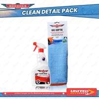 Bowden's Own Clean Detail Pack incl a Silicone Free Detailing Spray and a Cloth