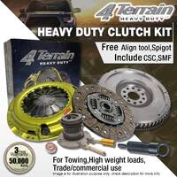 4Terrain Heavy Duty Clutch Kit & CSC+SMF for Holden Colorado RG 2.5L 2.8L