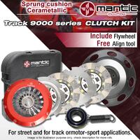 Mantic Track Cerametallic Clutch Kit & F/W for Ford Mustang GT 10Tspline/6Crank