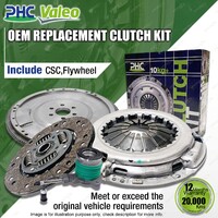 PHC Clutch Kit Include CSC+Flywheel for Nissan X-Trail T31 2.0 Tdi 2.5L