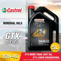 Castrol GTX DIESEL 15W-40 5L for VW Golf Passat Benz 190D 200D 220D 240D 300D