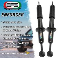 Pair Front EFS XTR 4WD Shocks 40mm Lift for TOYOTA HILUX CAB Kun26 2005-ON