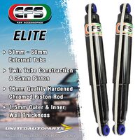 Pair Front EFS Elite 4WD Shocks 40mm Lift for TOYOTA HILUX LN167 176 172 RZN169R
