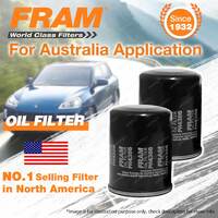 2 x Fram Oil Filters for Daihatsu DELTA KR42A YB21G YB25V 1.8 2.0L 4Cyl Petrol