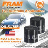 2 x Fram Oil Filter for Ford COUGAR SW SX Courier PH II F150 XLT F250 F350 RM RN