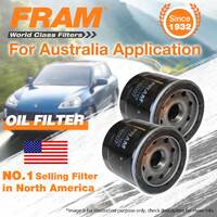 2 x Fram Oil Filters for Subaru WRX STI CBA GRB GVB GRF GVF V1 2 2.5L Refer Z436