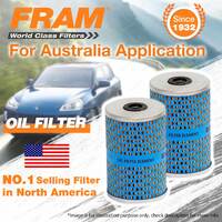2 Fram Oil Filter for Toyota Corona RT40 80 81 Hiace RH10 16 30 Hilux RN20 22 25