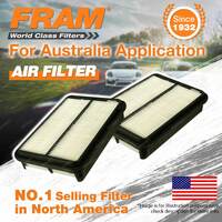 2 x Fram Air Filters for Daihatsu Delta 4Cyl 2.2L 2L 1.8L Turbo Diesel Petrol