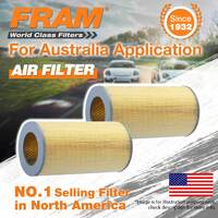 2 x Fram Air Filter for Toyota Commuter Bus TRH227 TRH228 4Cyl 2.5L Turbo Diesel