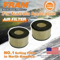 2 x Fram Air Filters for Toyota Bundera Dyna Toyoace 4Cyl 6Cyl Refer A340