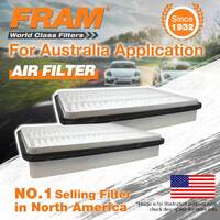 2x Fram Air Filter for Toyota Landcruiser HDJ 120 121 125 VDJ 76 78 79 Ref A1522