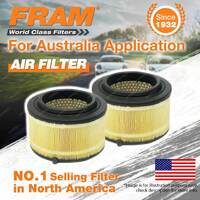 2 x Fram Air Filters for Ford Ranger PX 4Cyl 5Cyl 2.5L 3.2L TD 11-On Refer A1784