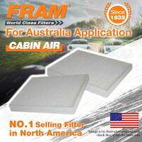 2 x Fram Cabin Filters for Ford Territory SY SX SZ V6 2.7L 4.0L Refer RCA100P