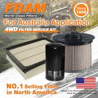 Fram 4WD Filter Service Kit for Holden Colorado RC Rodeo RA 2007-2012 Refer RSK6